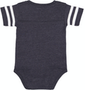 Infant Football Bodysuit - Vintage Navy / Blend White