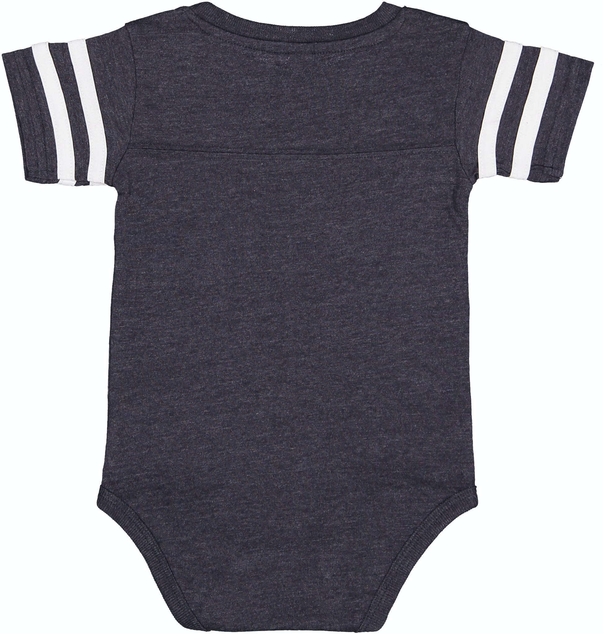 Infant Football Bodysuit - Vintage Navy / Blend White
