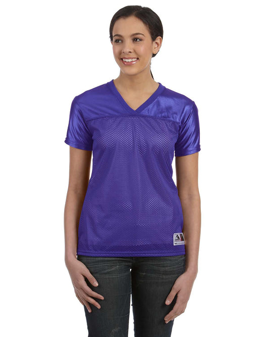 Women's Junior Fit Replica Football T-Shirt - Purple