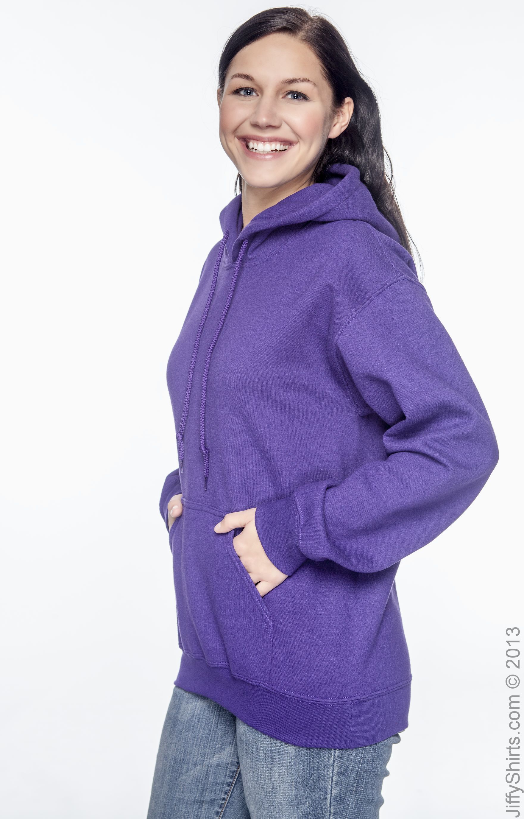 Unisex DryBlend®  50/50 Hoodie - Purple