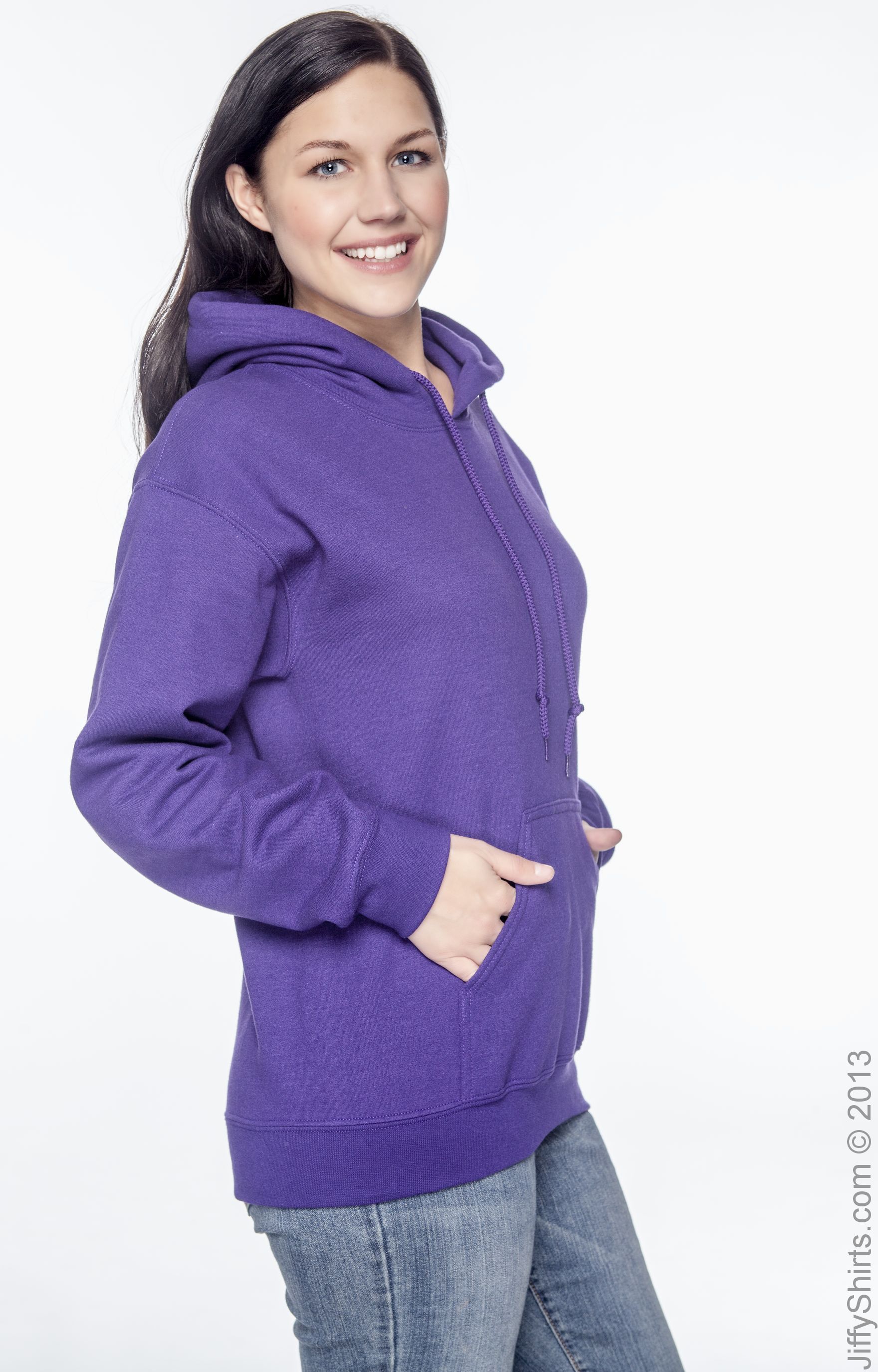Unisex DryBlend®  50/50 Hoodie - Purple