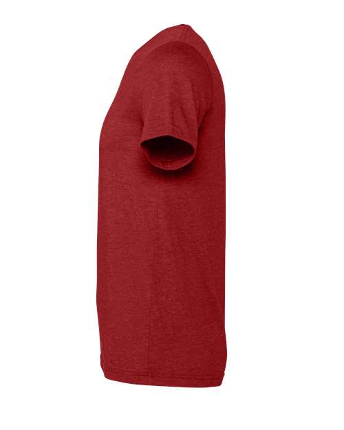 BELLA + CANVAS 3001CVC Heather Canvas Red — direct side