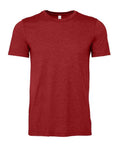 BELLA + CANVAS 3001CVC Heather Canvas Red — front