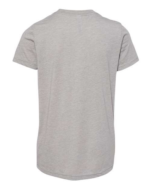 BELLA + CANVAS 3413Y Athletic Grey Triblend — back