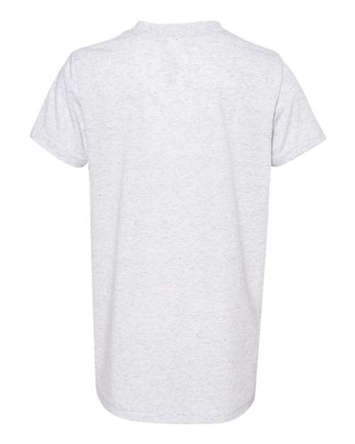 BELLA + CANVAS 3413Y White Fleck Triblend — back