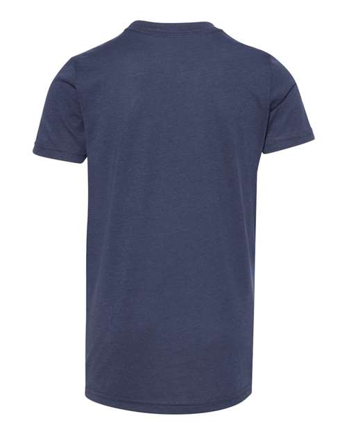 BELLA + CANVAS 3413Y Solid Navy Triblend — back