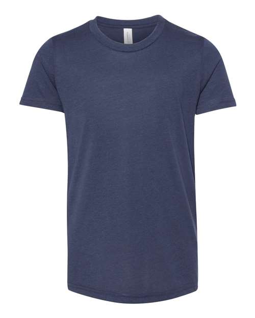 BELLA + CANVAS 3413Y Solid Navy Triblend — front
