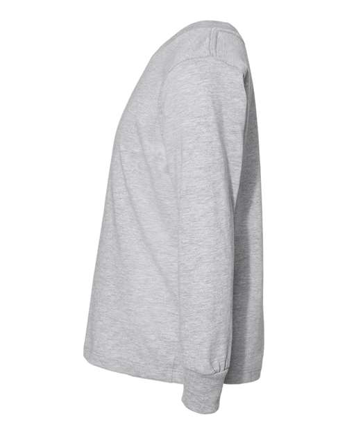 BELLA + CANVAS 3501T Athletic Heather — direct side
