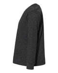 BELLA + CANVAS 3501T Dark Grey Heather — direct side