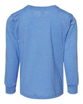 BELLA + CANVAS 3501T Heather Columbia Blue — back
