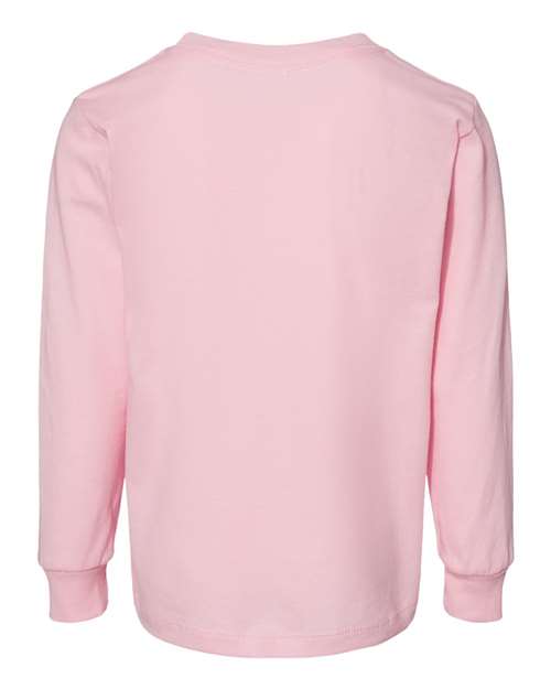 BELLA + CANVAS 3501T Pink — back