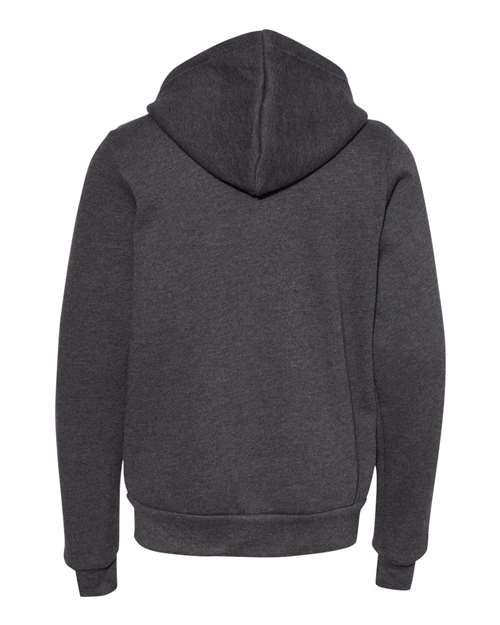 BELLA + CANVAS 3739Y Dark Grey Heather — back