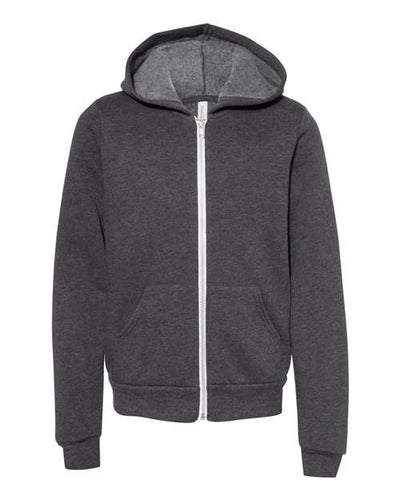 BELLA + CANVAS 3739Y Dark Grey Heather — front