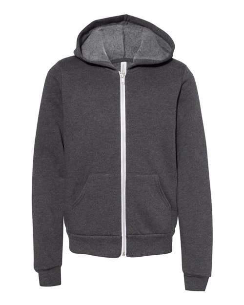 BELLA + CANVAS 3739Y Dark Grey Heather — front