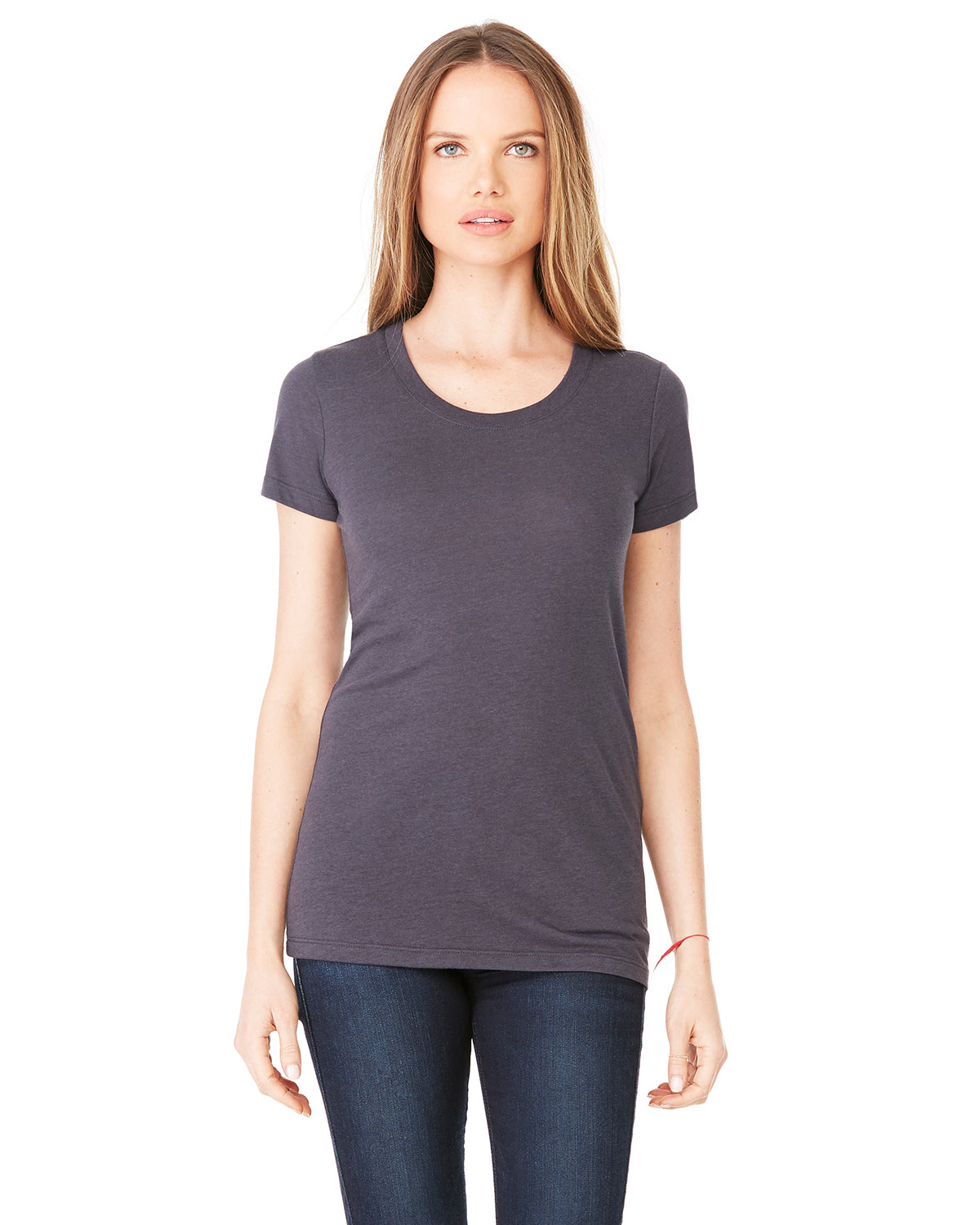 Women's Triblend Short-Sleeve T-Shirt - Solid Dark Gray Triblend