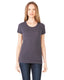 Bella + Canvas B8413 - Women's Triblend Short-Sleeve T-Shirt - Solid Dark Gray Triblend