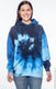 Tie-Dye CD877 - Unisex Tie-Dyed Pullover Hoodie - Blue Ocean