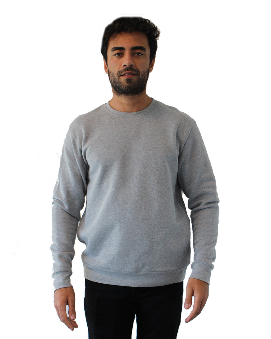 Unisex PCH Basic Pullover Crew - Heather Gray
