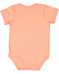 Infant Harborside Melange Bodysuit - Papaya Melange