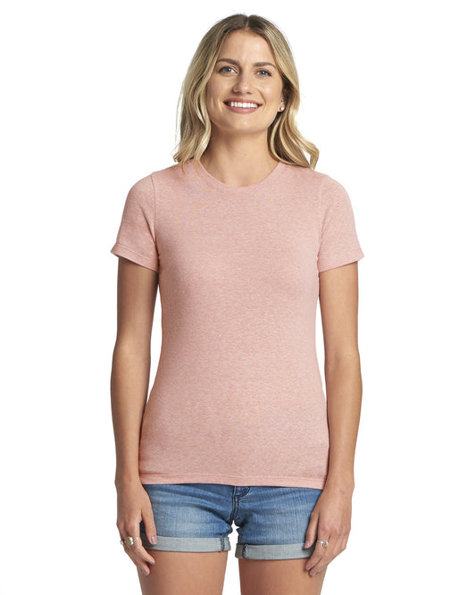 Women's Triblend Crew - Desert Pink