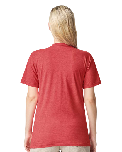 Unisex CVC T-Shirt - Heather Coral