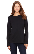 Women's Relaxed Jersey Long-Sleeve T-Shirt - Black
