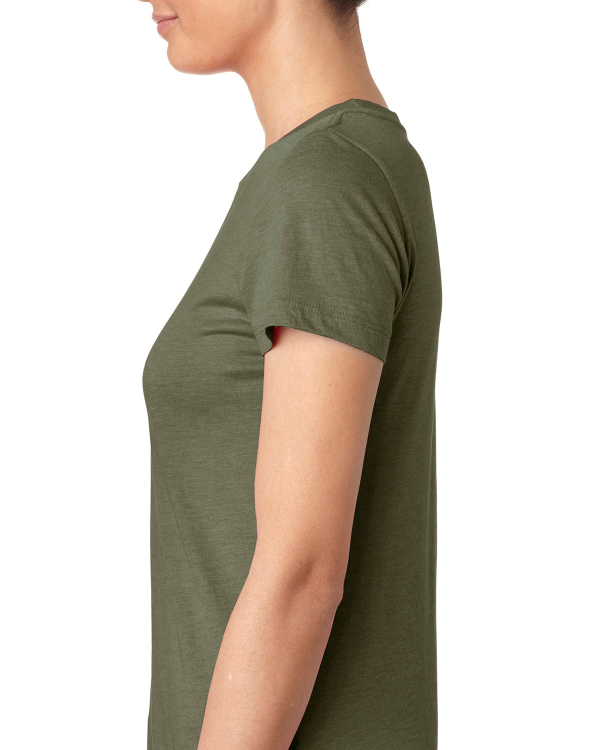 Women's Triblend Crew - Military Green