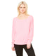 Bella + Canvas 8850 - Women's Flowy Long-Sleeve Off Shoulder T-Shirt - Neon Pink