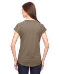 Women's Triblend V-Neck T-Shirt - Heather Slate