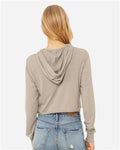 BELLA + CANVAS 8512 Tan Triblend — on model back
