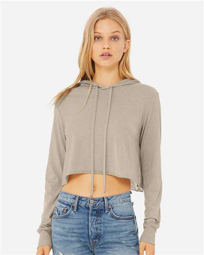 BELLA + CANVAS 8512 Tan Triblend — on model front