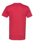 Hanes 4980 Heather Red — back
