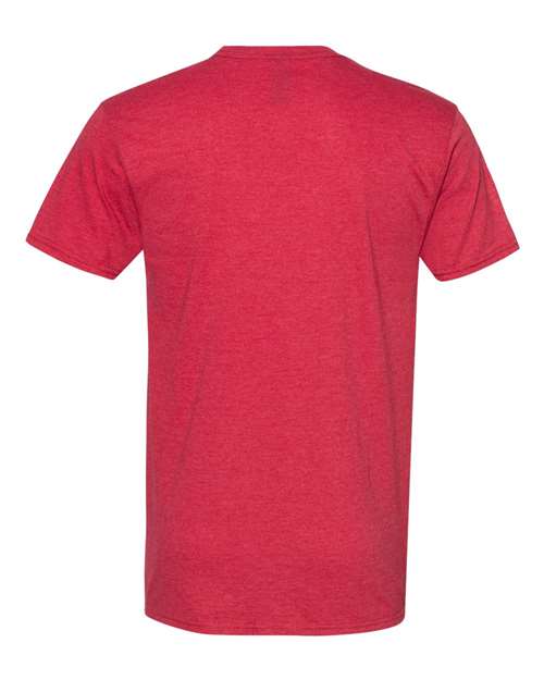 Hanes 4980 Heather Red — back