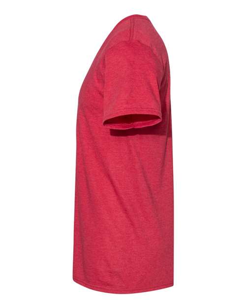 Hanes 4980 Heather Red — direct side
