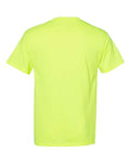 Hanes 5170 Safety Green — back