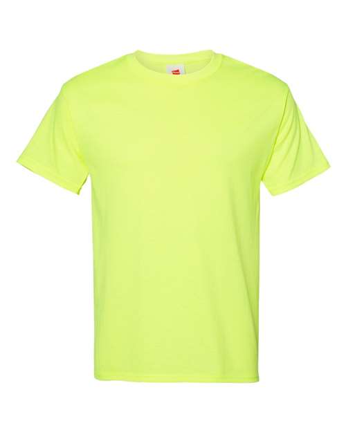 Hanes 5170 Safety Green — front