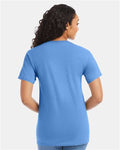 Hanes 5280 Carolina Blue — on model back