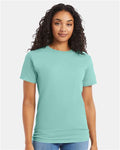 Hanes 5280 Clean Mint — on model front
