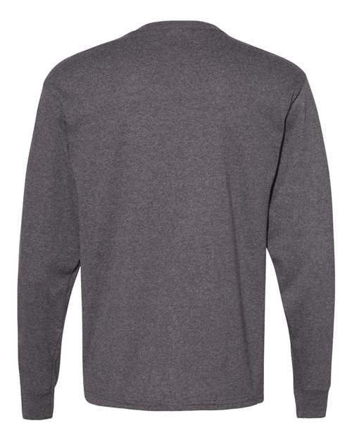 Hanes 5286 Charcoal Heather — back