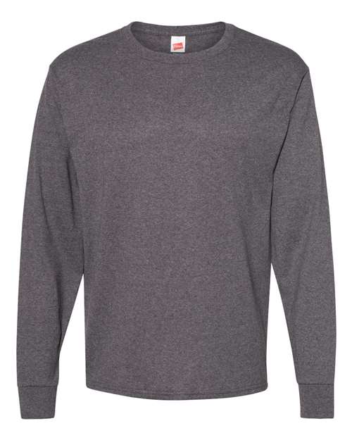 Hanes 5286 Charcoal Heather — front