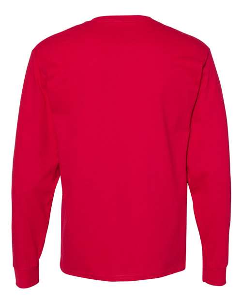 Hanes 5286 Deep Red — back