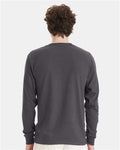 Hanes 5286 Smoke Grey — on model back