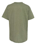Hanes 5370 Heather Green — back