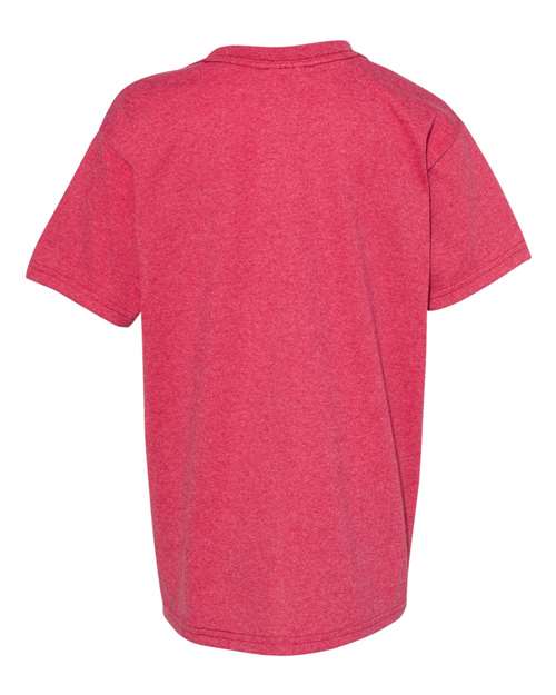 Hanes 5370 Heather Red — back