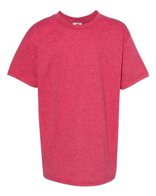 Hanes 5370 Heather Red — front