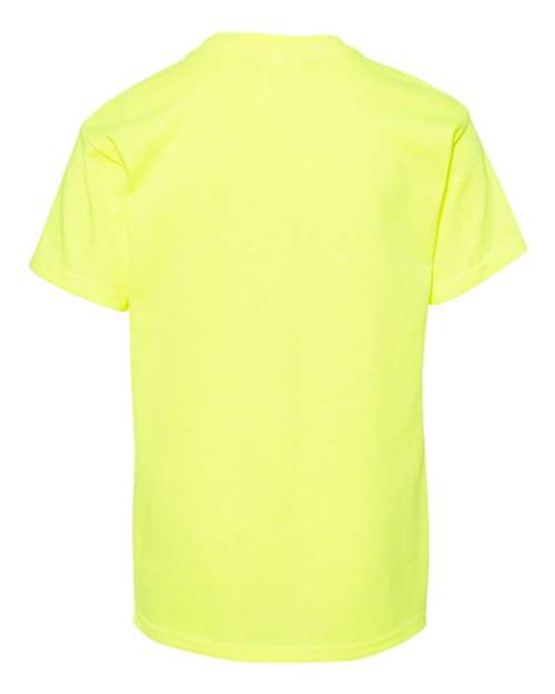Hanes 5370 Safety Green — back