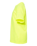 Hanes 5370 Safety Green — direct side