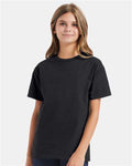 Hanes 5450 Charcoal Heather — on model front