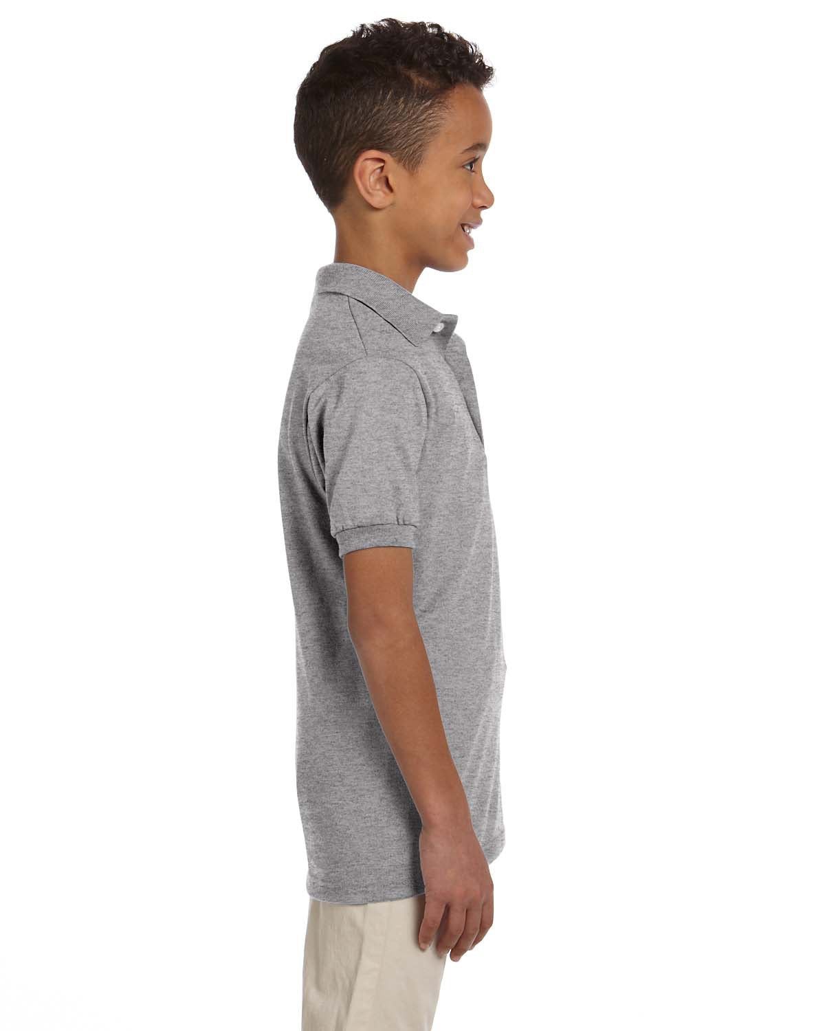 Youth SpotShield™ Jersey Polo - Heather