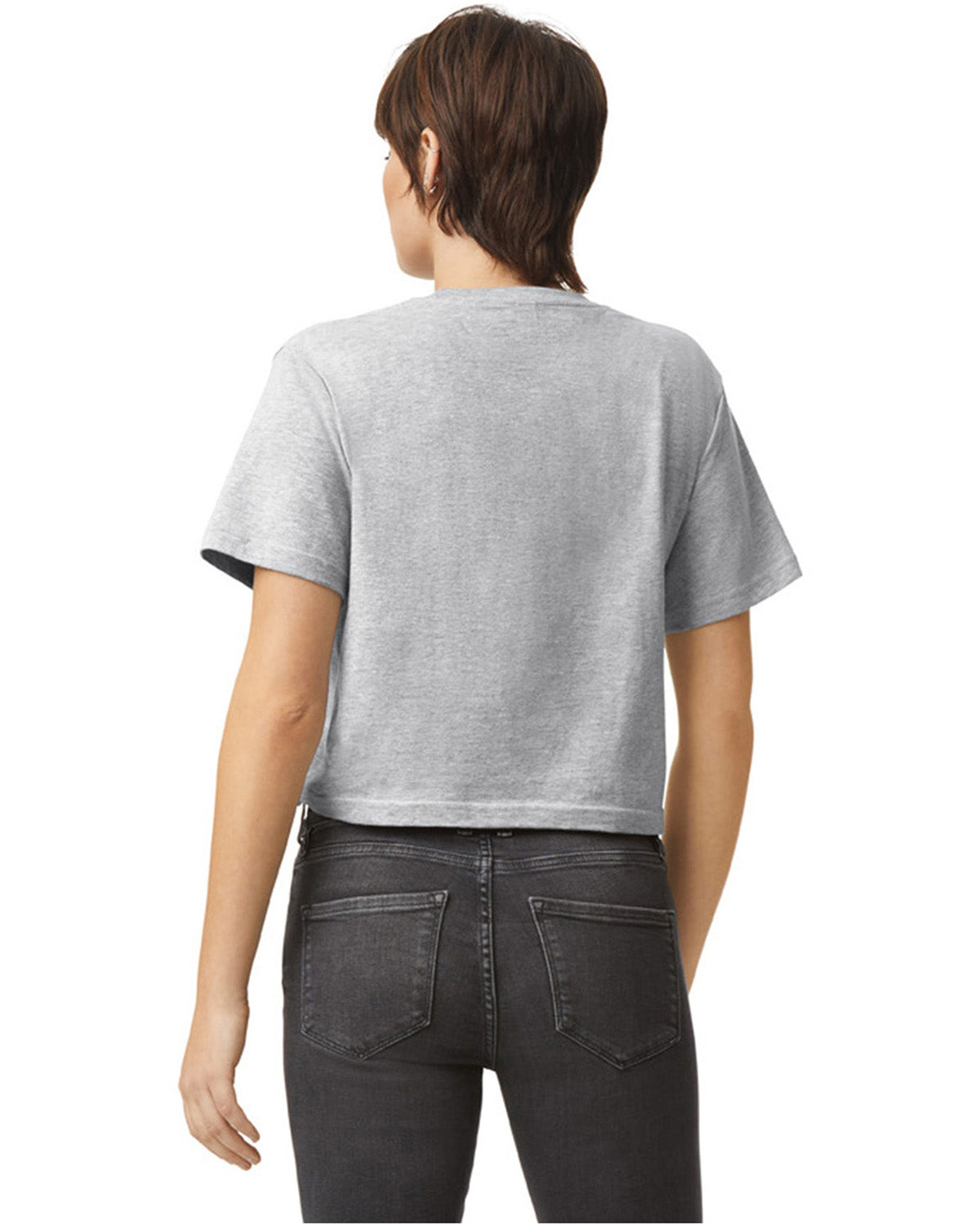 Women's Fine Jersey Boxy T-Shirt - Heather Grey